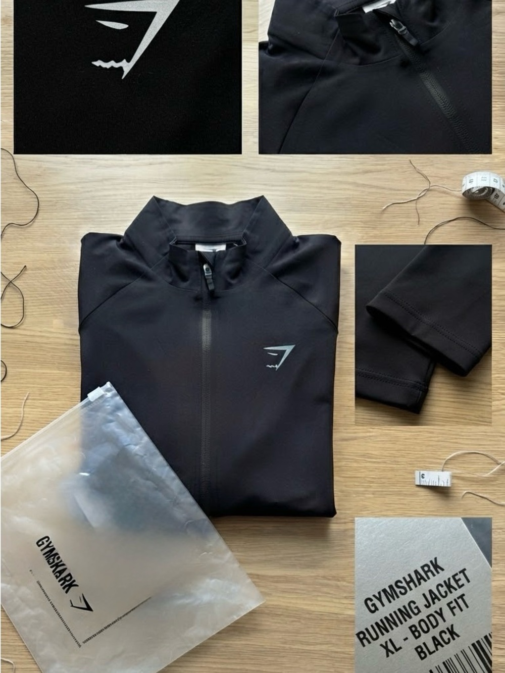 Gymshark Zip Running Jacket - Body Fit